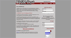 Desktop Screenshot of bdsm-test.com